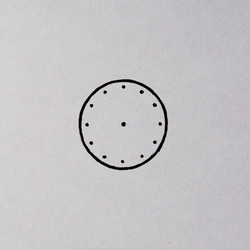 直径を『セミオーダー』出来る！円の時間軸の消しゴムはんこ 5枚目の画像
