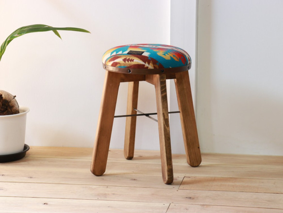 【新春限定値下‼️】wood&faulk×ペンドルトン  キャンプスツール 新春限定値下‼️】wood&faulk×ペンドルトン キャンプスツール