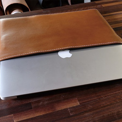 MacBook 15インチ Pro用　本革レザーケース　マックブック 6枚目の画像