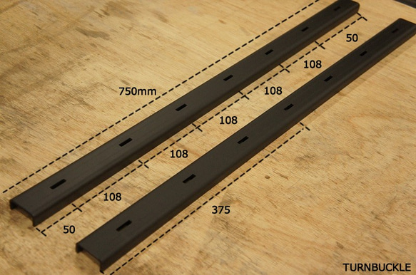 750mm 反り止め金具　本職！プロ用反り止め金具2本セット 2枚目の画像