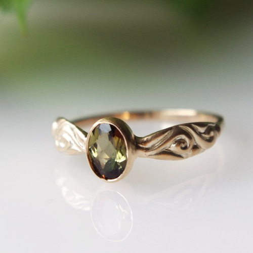 新品 k10 アンダリュサイト(0.45ct前後) リング/指輪 11号