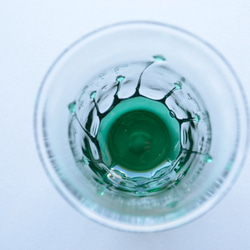 水滴玻璃（藍綠色） 第3張的照片