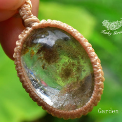 Claw Light in Garden Quartz Macrame Pendant gary009 第1張的照片