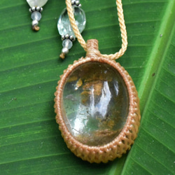 Claw Light in Garden Quartz Macrame Pendant gary009 第4張的照片