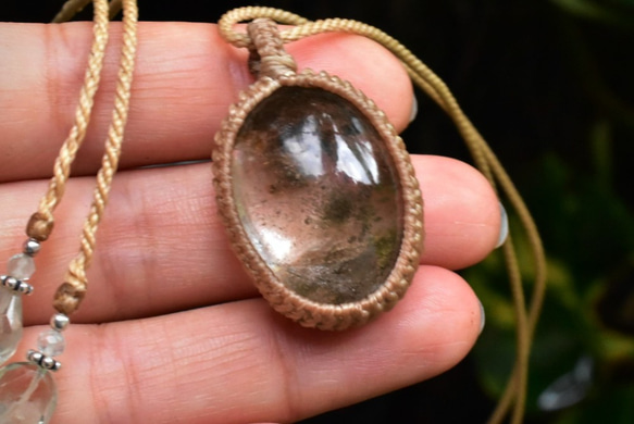 Claw Light in Garden Quartz Macrame Pendant gary009 第6張的照片