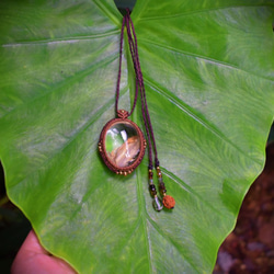 高品質★最佳色彩★花園穿透水晶花邊吊墜 第7張的照片