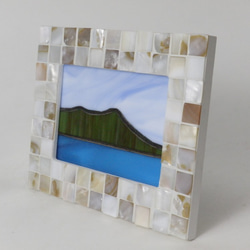 ステンドグラスパネル 　ダイアモンドヘッド（ハワイ） 3枚目の画像