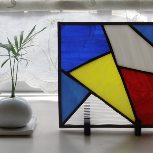 ステンドグラス パネル 幾何学模様 その他インテリア雑貨 T's 通販