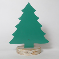 木製　クリスマスツリーの置物 5枚目の画像