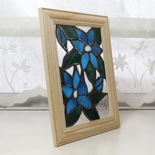 ステンドグラス2L クレマチス パネル その他インテリア雑貨 T's 通販