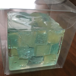 ぷるんっぷるん CUBE jel candle ジェルキャンドル 5枚目の画像