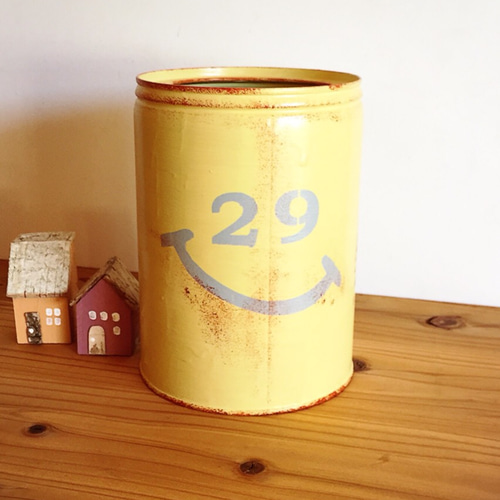 ☆大きいリメイク缶☆ミルク缶サイズ☆ その他インテリア雑貨 Blue