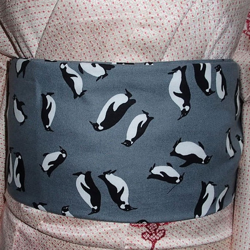 ○ペンギン柄名古屋帯新品 和装小物（帯・半襟） お羊屋 通販 1947335
