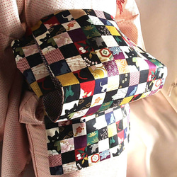 ○黒猫市松柄名古屋帯B新品 和装小物（帯・半襟） お羊屋 通販