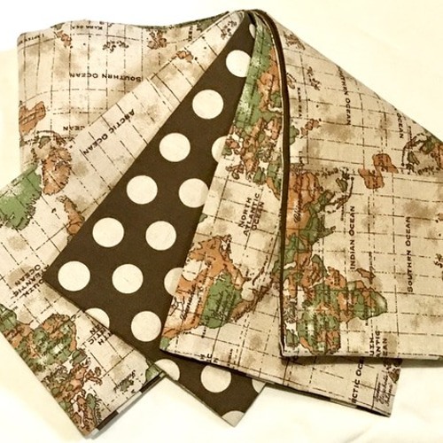 （昭和レトロ）名古屋帯と半幅帯 KIMONOMACHI （Prices down2）帯 木綿 名古屋帯「ネイビー