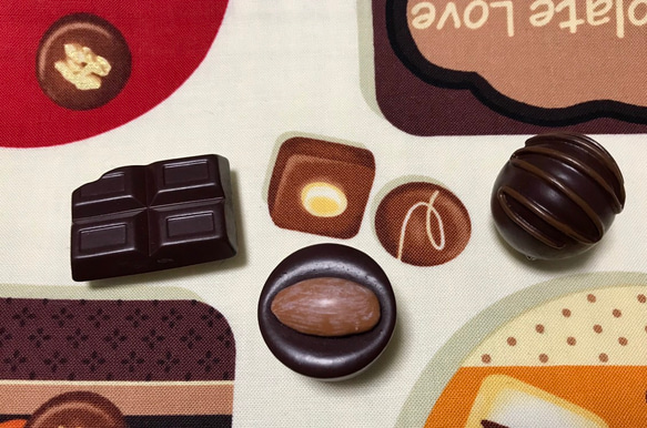板チョコレートの帯留め新品 4枚目の画像