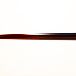 ぬりわけ箸 - 古代朱・つや消し黒- うるし箸 1枚目の画像