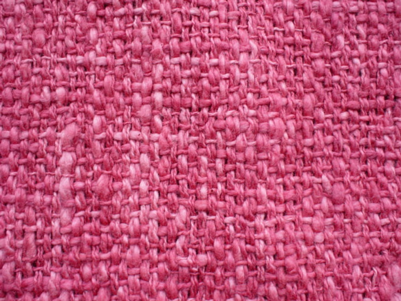 草木染めｵｰｶﾞﾆｯｸｺｯﾄﾝ手織りマフラー 2枚目の画像