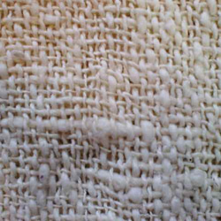 ガラ紡オーガニックコットン手織りマフラー 3枚目の画像