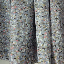 数量限定ハンドメイド2019 英国輸入リバティプリント Pointillism ５段ピンタックティアードスカート 8枚目の画像