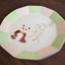 パンダの小皿　いち 2枚目の画像