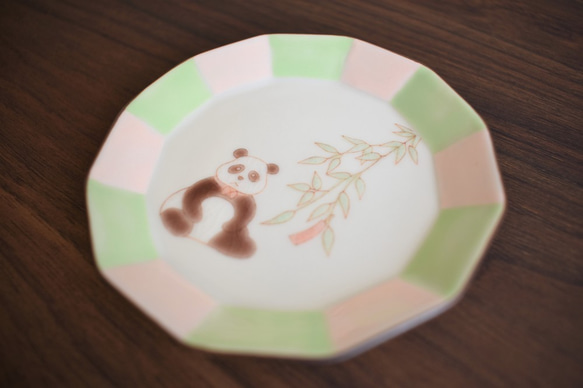 パンダの小皿　いち 2枚目の画像