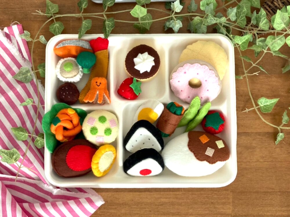 ♬*オーダー詳細ページ♬*　フェルトのおままごと☆お弁当セット