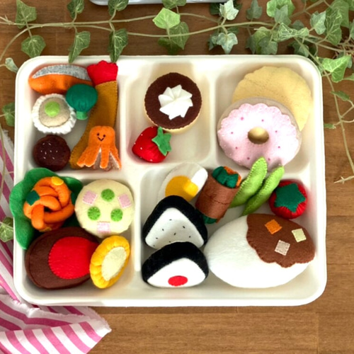 大好評☆受注作製】フェルト おままごと♡お弁当 セット