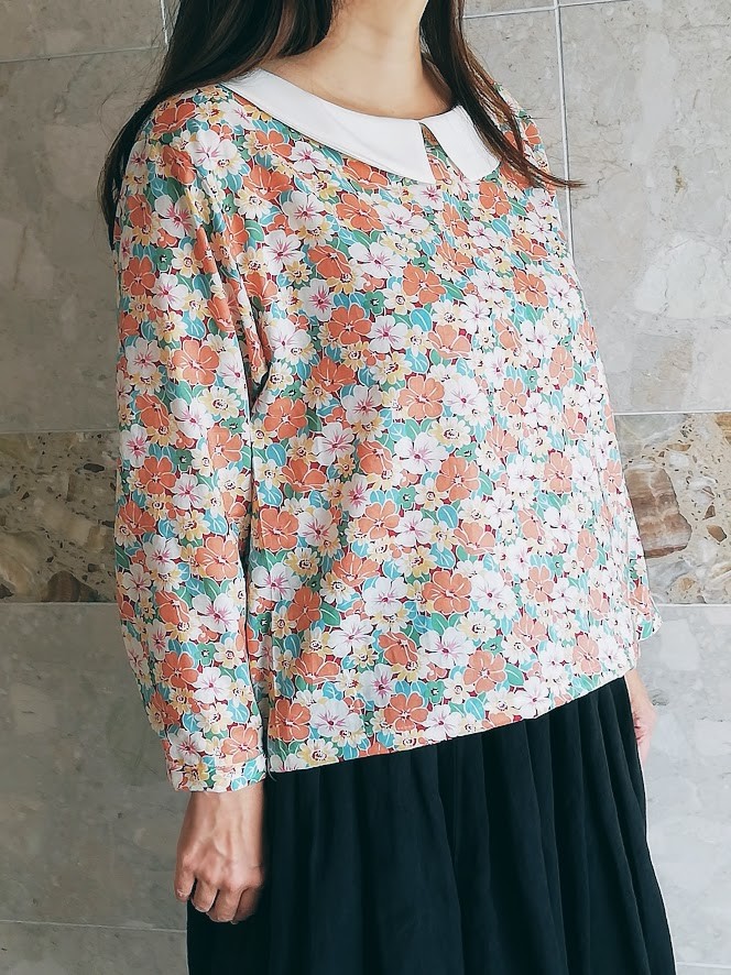 ブラウス｡｡｡イングリッシュガーデン