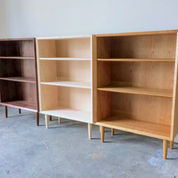 本棚　ブックシェルフ　チェリー　シンプルなデザイン　W70cm 6枚目の画像