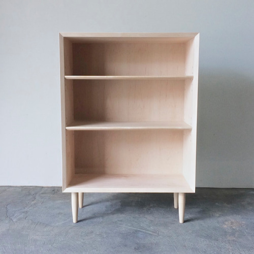 本棚 ブックシェルフ チェリー シンプルなデザイン W70cm 本棚・絵本棚