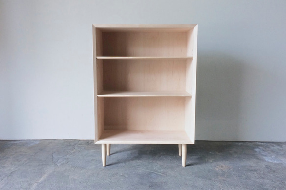 本棚　ブックシェルフ　チェリー　シンプルなデザイン　W70cm 13枚目の画像