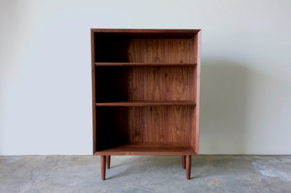 本棚 ブックシェルフ ウォールナット シンプルなデザイン W70cm