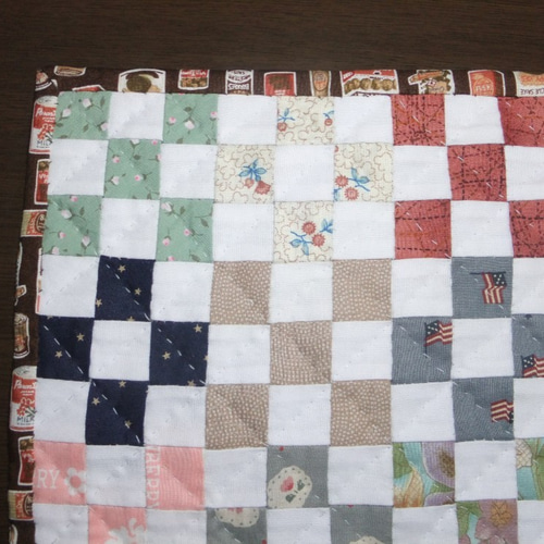 パッチワークキルト　ドールキルト　矢野 keikoquilt | - パイナップル🍍のミニキルト ミニキルトはこれで