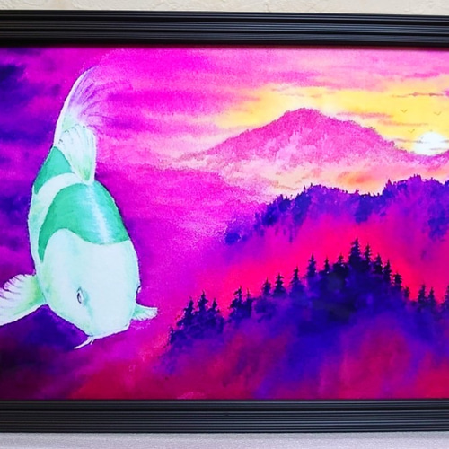 Amazon.co.jp: 美山 絵画 油彩 アミアントカルトン下地 F4 額縁