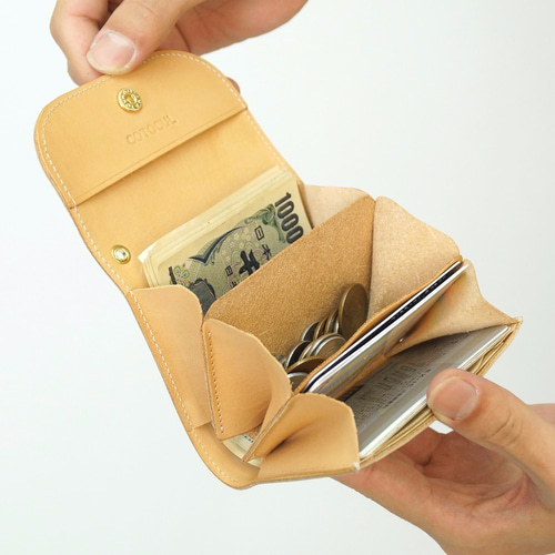 ミニ財布【お札が折れない】（シルバー） その他ミニ財布
