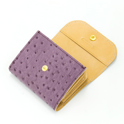小錢包[賬單不破]（Austrich /紫色） 第2張的照片