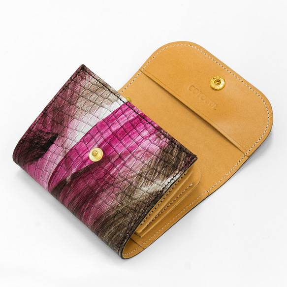 【COTOCUL】 お札が折れない小さな財布（イタリアンレザー） 2枚目の画像