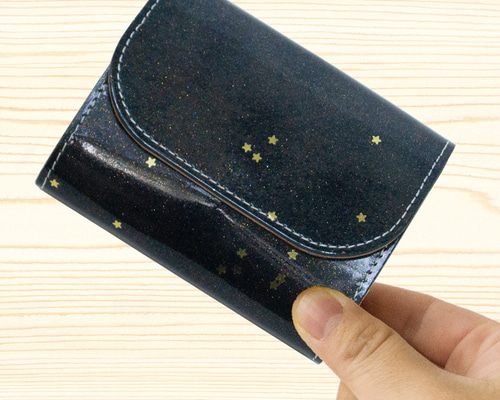 COTOCUL レザー ミニ財布 一期一会 ブラック　モザイク ミニ財布 メンズ 本革 COTOCUL（コトカル）/ 都レザー – COTOCUL