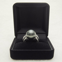 12mm南洋パールとダイヤモンド、プラチナの指輪（リングサイズ：11号、ダイヤモンド：0.294ct、Pt900） 8枚目の画像