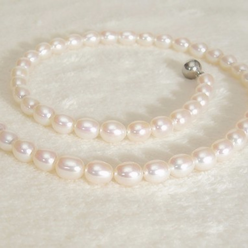 週末価格♡ホワイトピンク×silver製 本真珠ネックレス 本真珠（ホワイトピンク）ネックレス