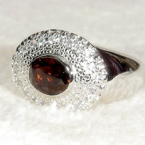 じょーのりまき♥K18♥ラズベリーピンク♥合成ルビーリング♥18.5