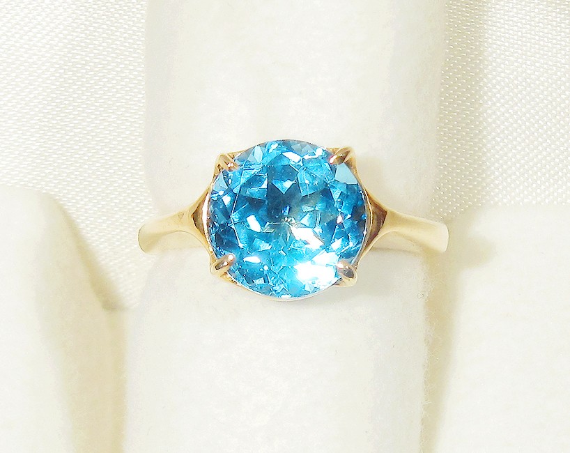 925 STERLING トパーズ リング サイズ13 宝石質 ロンドンブルートパーズ 13号 silver925 刻印入 天然石