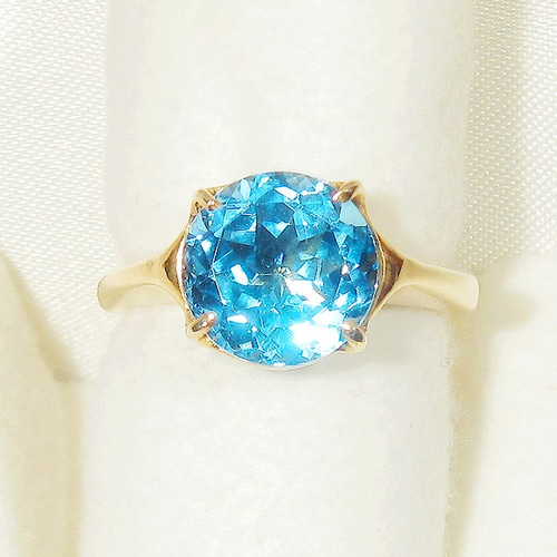 スタージュエリー K10ロンドンブルートパーズリング〈13号〉 ブルートパーズ 指輪 13号 スタージュエリーK10ブルートパーズリング13