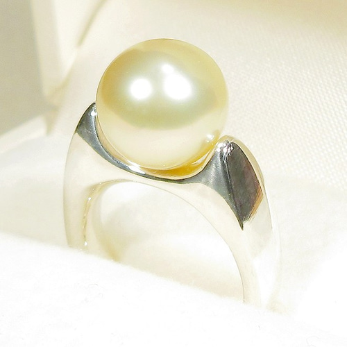 8.98ct, 10.5mm南洋真珠とSV925の指輪（リングサイズ：9号、サイズ変更