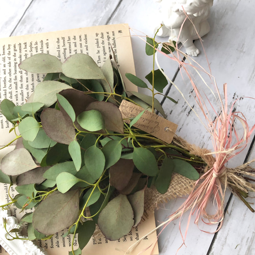 No.208d♡数種のユーカリのシンプルスワッグ♡ No.208d♡数種のユーカリのシンプルスワッグ♡ ユーカリとスターチスの