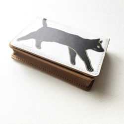 黒猫のカードケース 2枚目の画像
