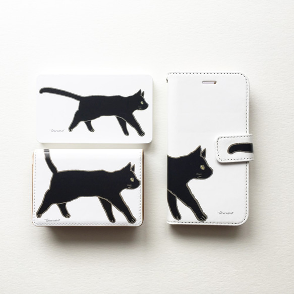 黒猫のカードケース 5枚目の画像