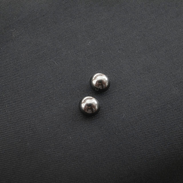 圓頂型金屬按鈕＃T5358 1孔10mm C /＃BN黑鎳* 10件* 第1張的照片