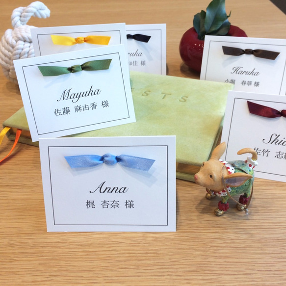 frame place cards 席札 5枚目の画像